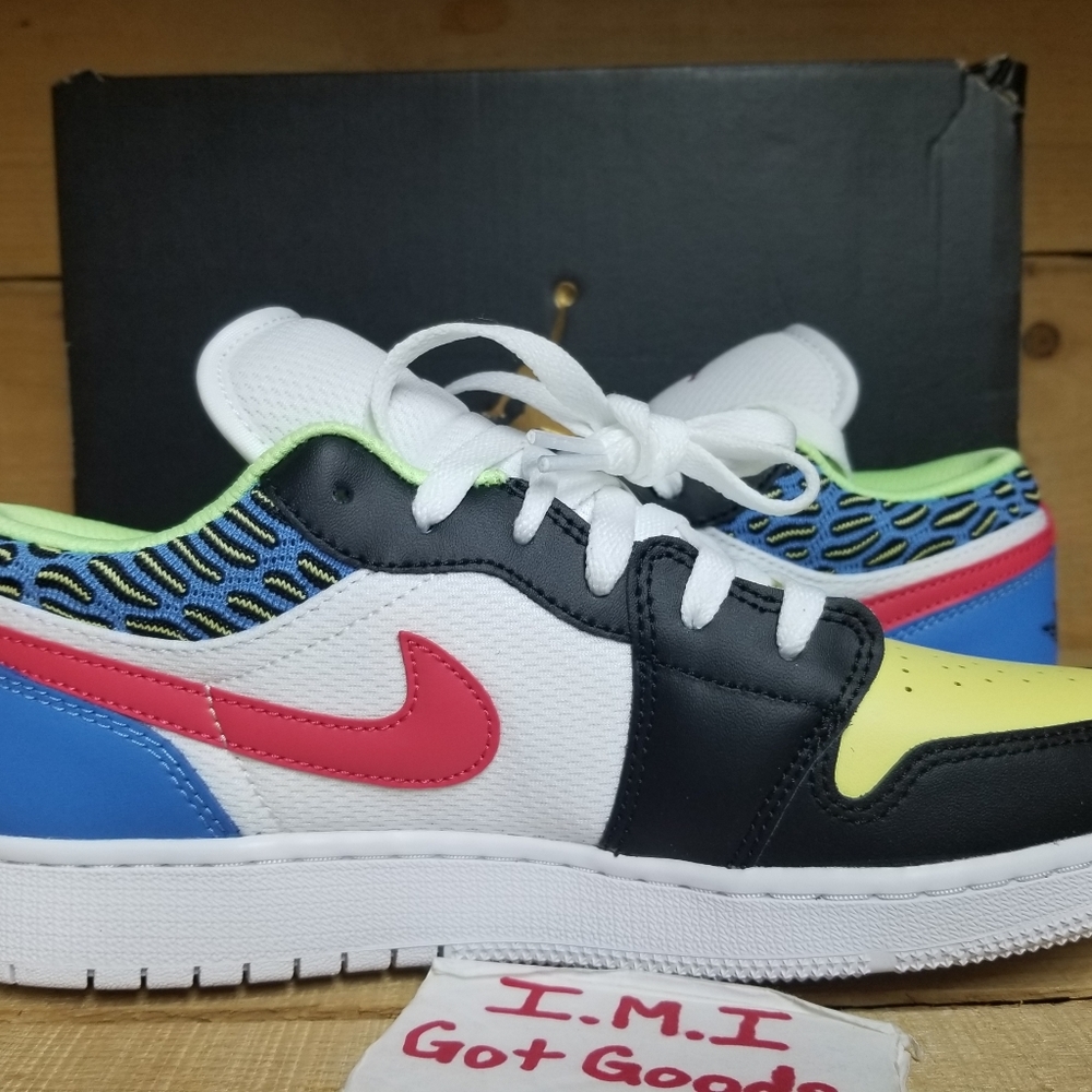 Air Jordan 1 Low 'Fusion' Sz:8 Women or 6.5YOUTH - Picture 5 of 12